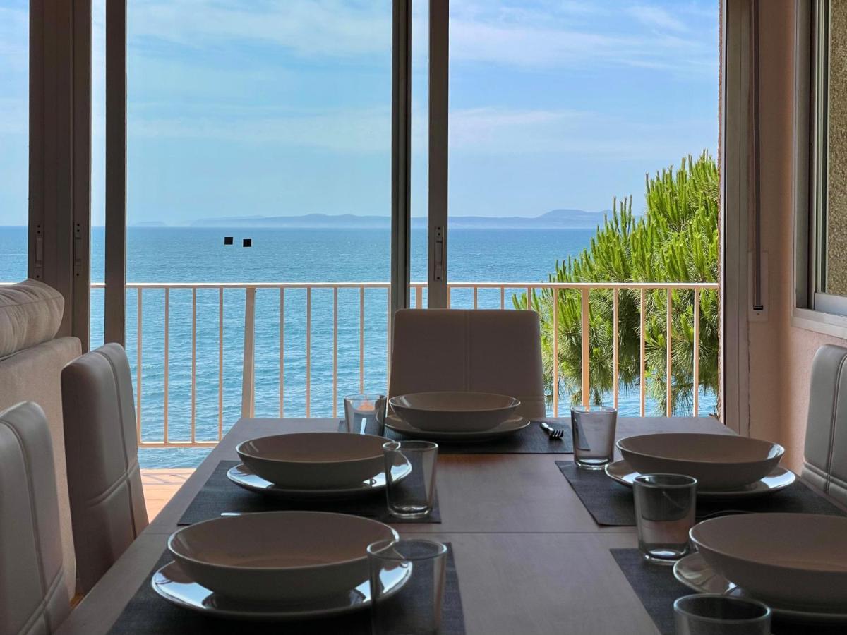 Luminoso Apartamento Frente Al Mar Con Piscina Росес Екстериор снимка